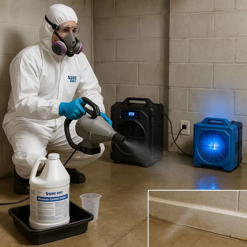 Sanitization and Odor Removal process in Old Bethpage, NY